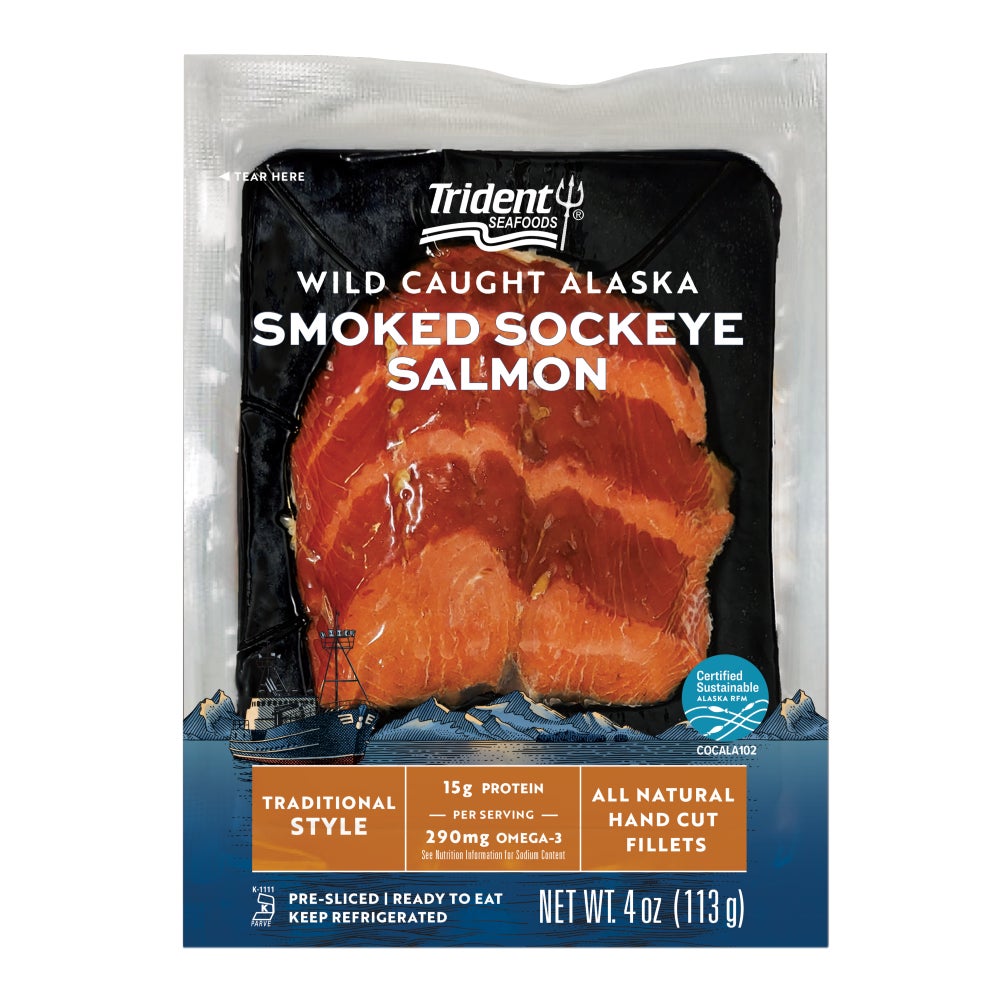Wild Alaska Sockeye Salmon Traditional Hot Smoked slide 0