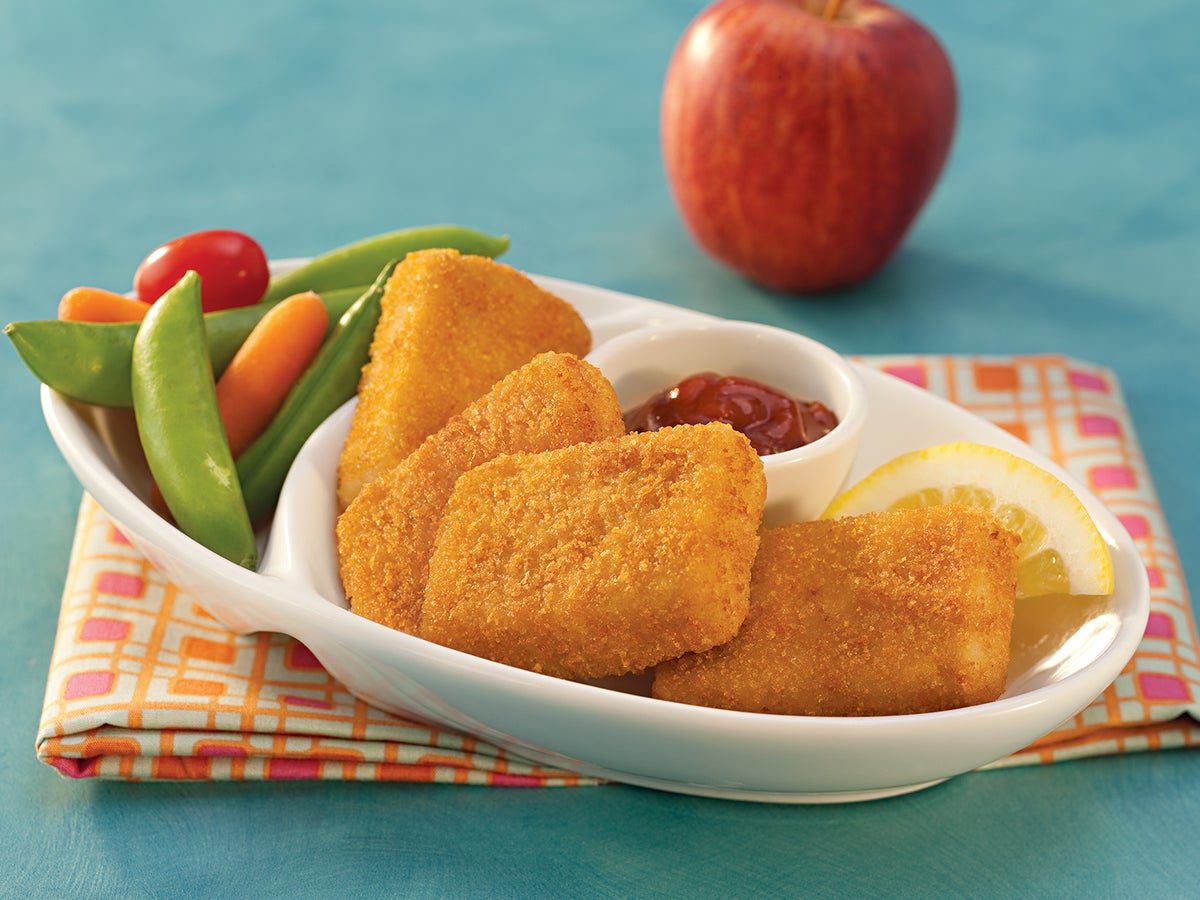 Wild Alaska Pollock Breaded Fish Nuggets 1oz Whole Grain