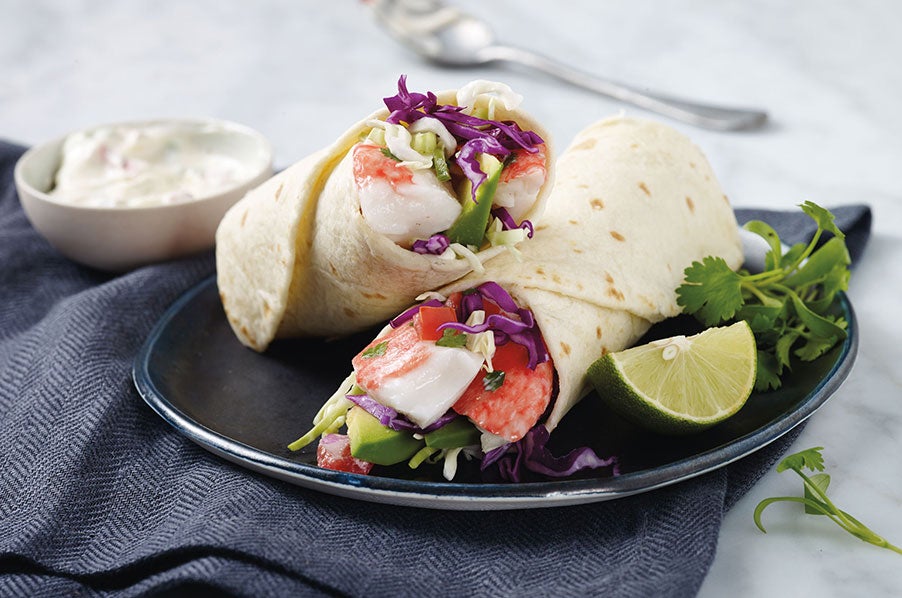 Seafood Tortilla Wrap