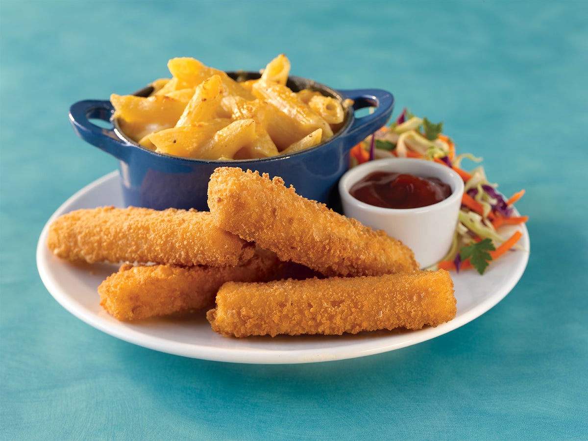 Crunchy Breaded Wild Alaska Pollock Fish Sticks 1 oz Whole Grain