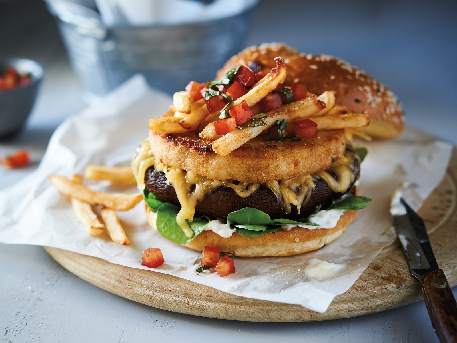 Wild Alaska Pollock Fish N' Chips Burger