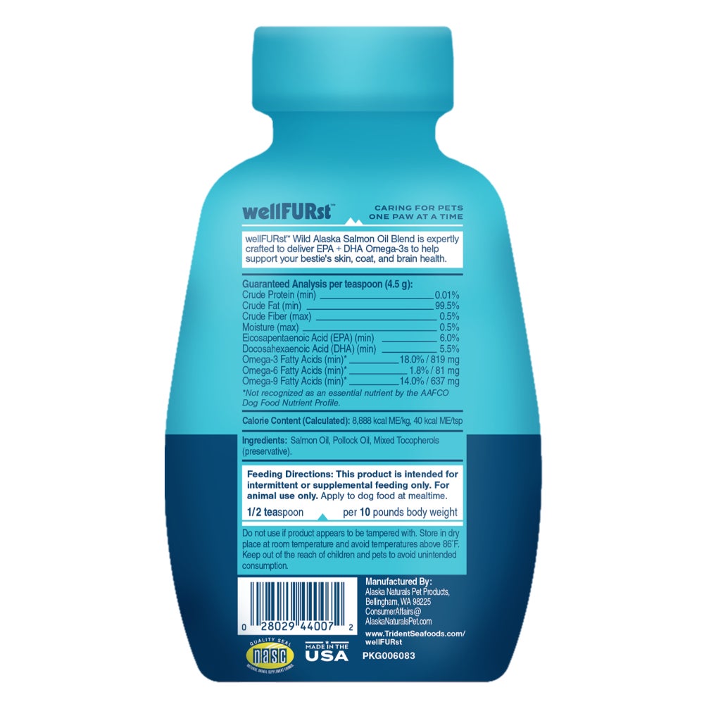 Wild Alaska Salmon Oil Blend for Dogs slide 1