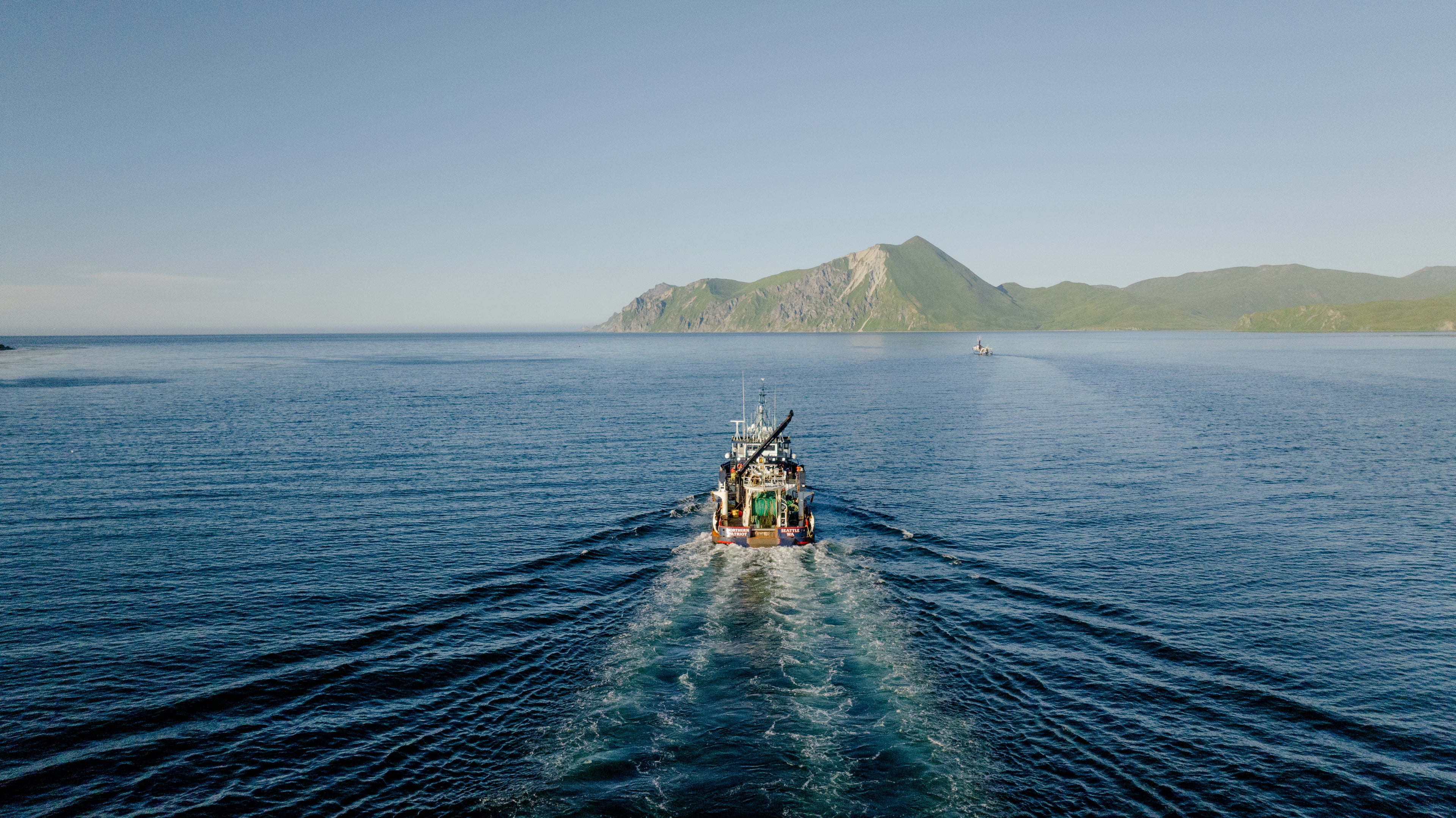 F/V Northern Patriot leaves Dutch Harbor to harvest wild Alaska pollock