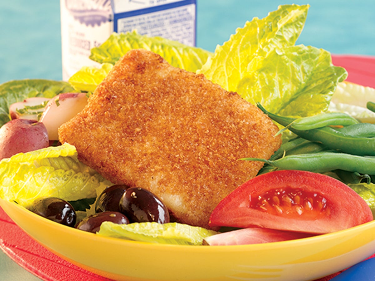 Breaded Wild Alaska Pollock Portions 3.6 oz Whole Grain