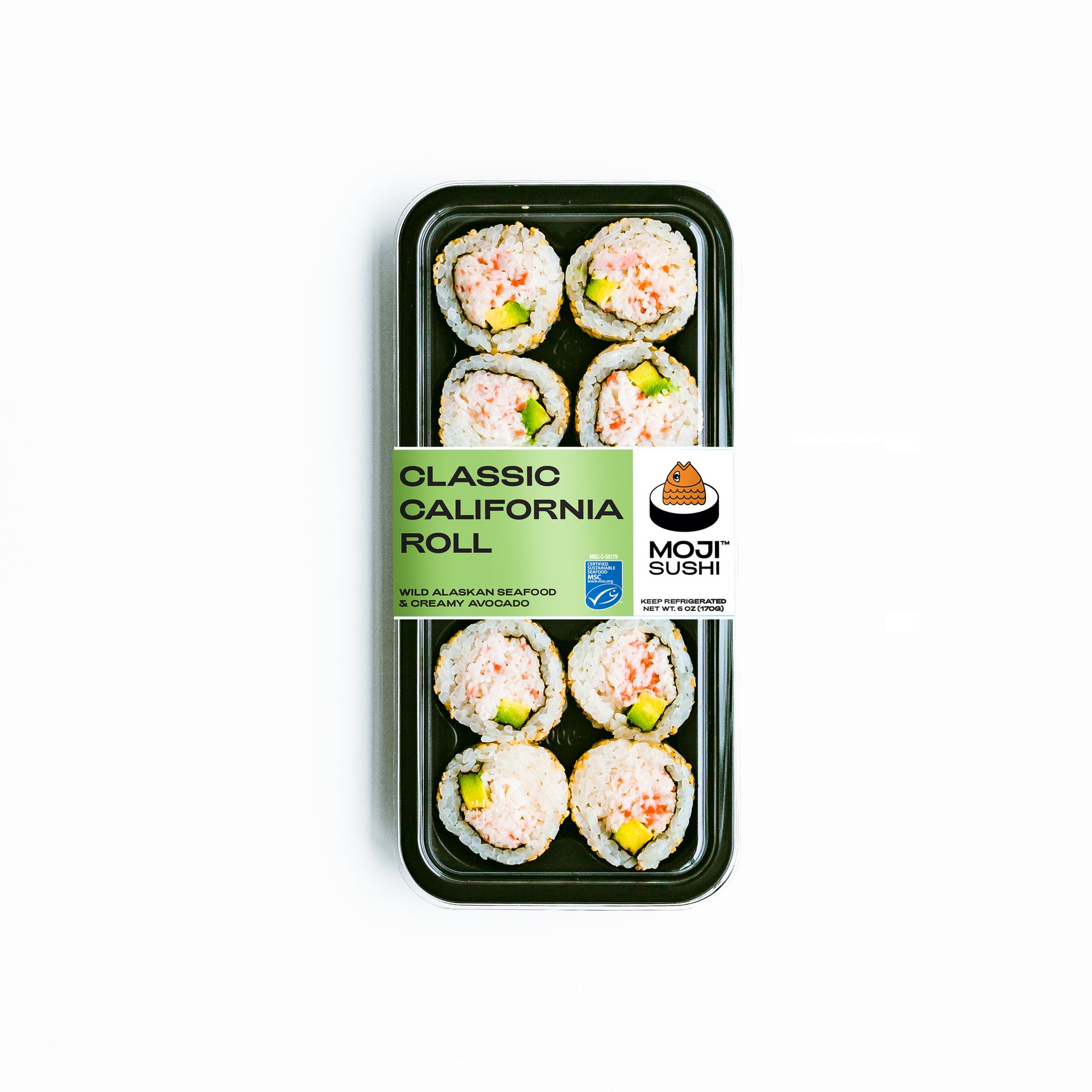 MOJI™ Sushi Classic California Roll  Packaging