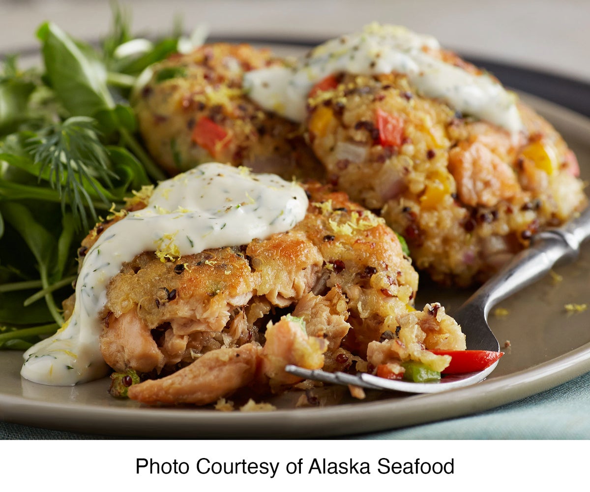 Wild Alaska Salmon & Quinoa Cakes
