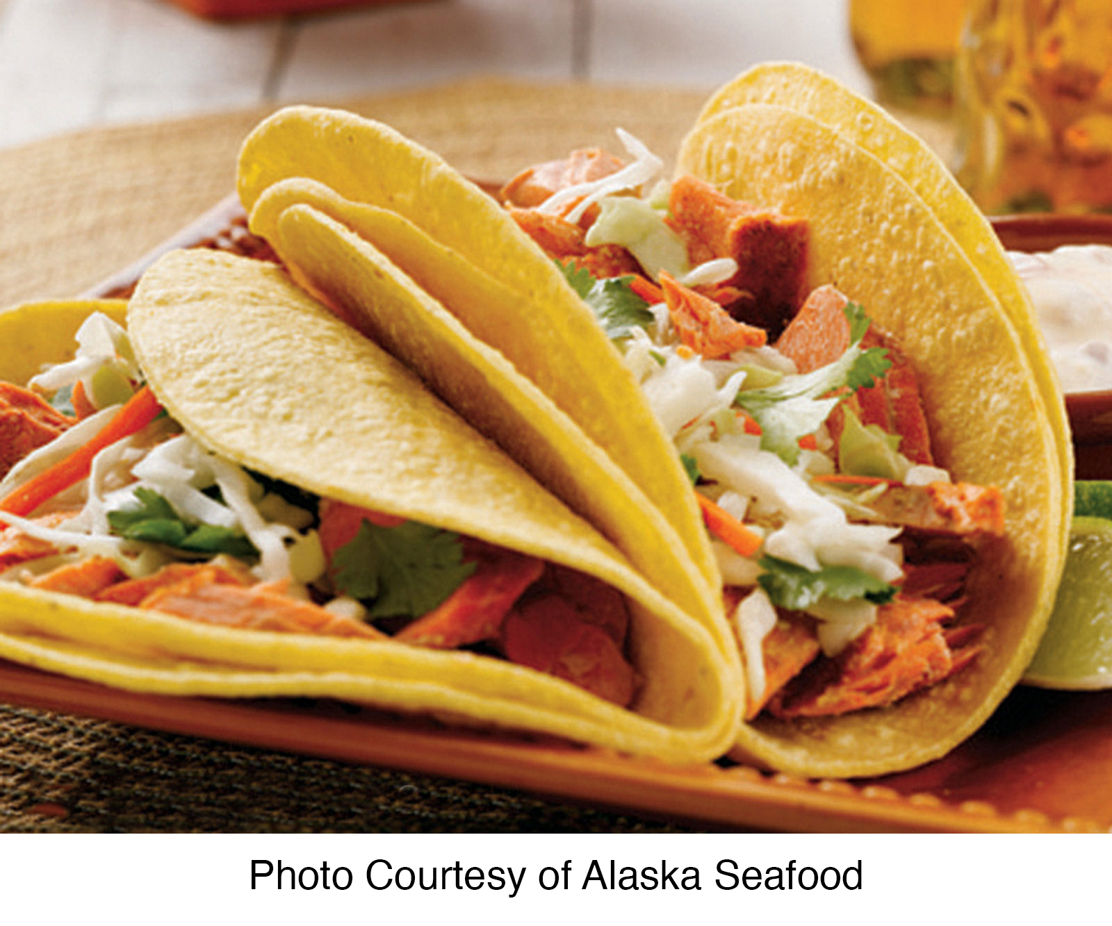 Alaska Salmon Burger Tacos | Recipes | Trident Seafoods