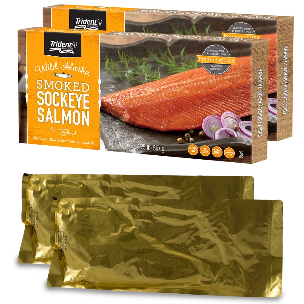 Wild-Caught Alaska Smoked Sockeye Salmon slide 1