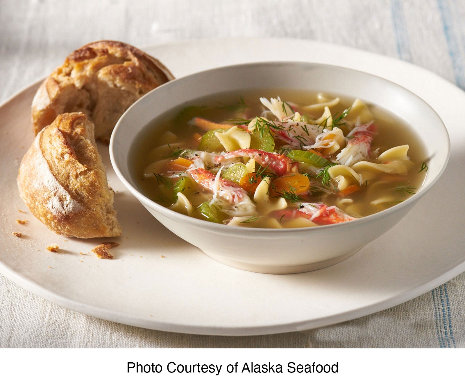 Wild Alaska Snow Crab Noodle Soup