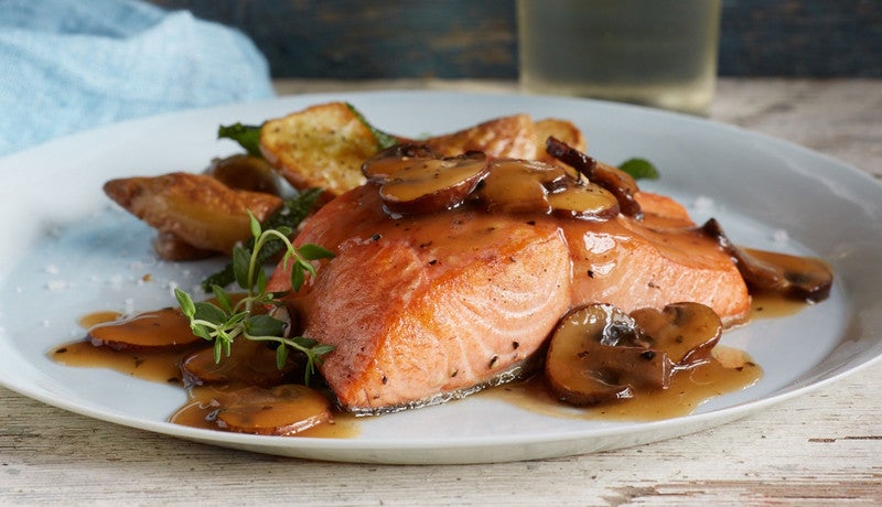 Alaska Salmon Marsala