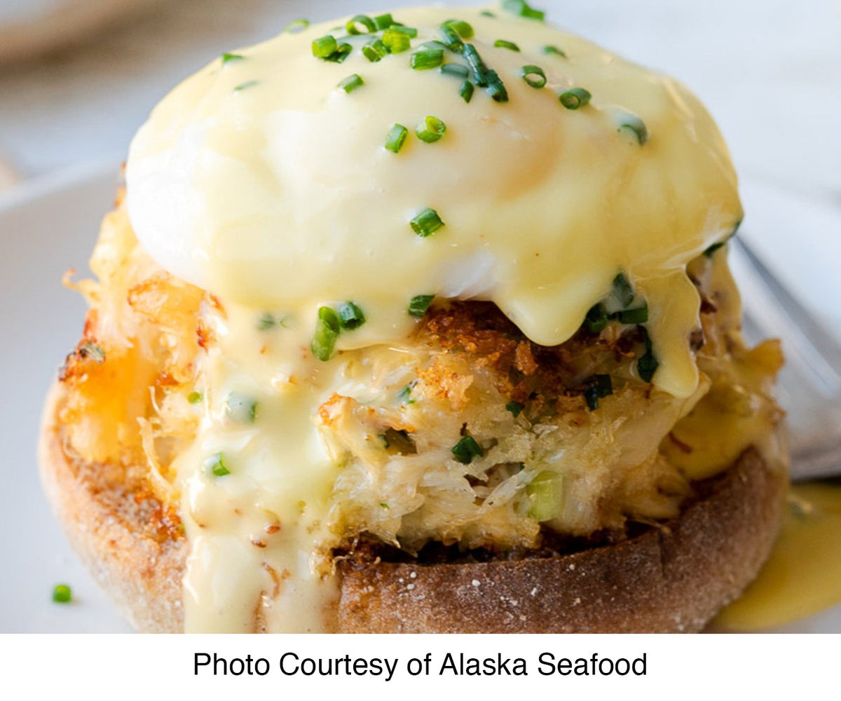 Alaska Dungeness Crab Cake Benedict