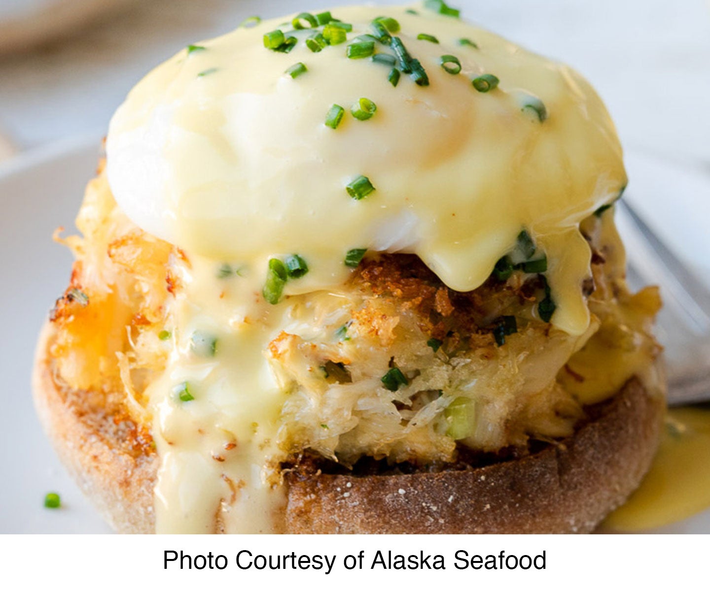 Alaska Dungeness Crab Cake Benedict