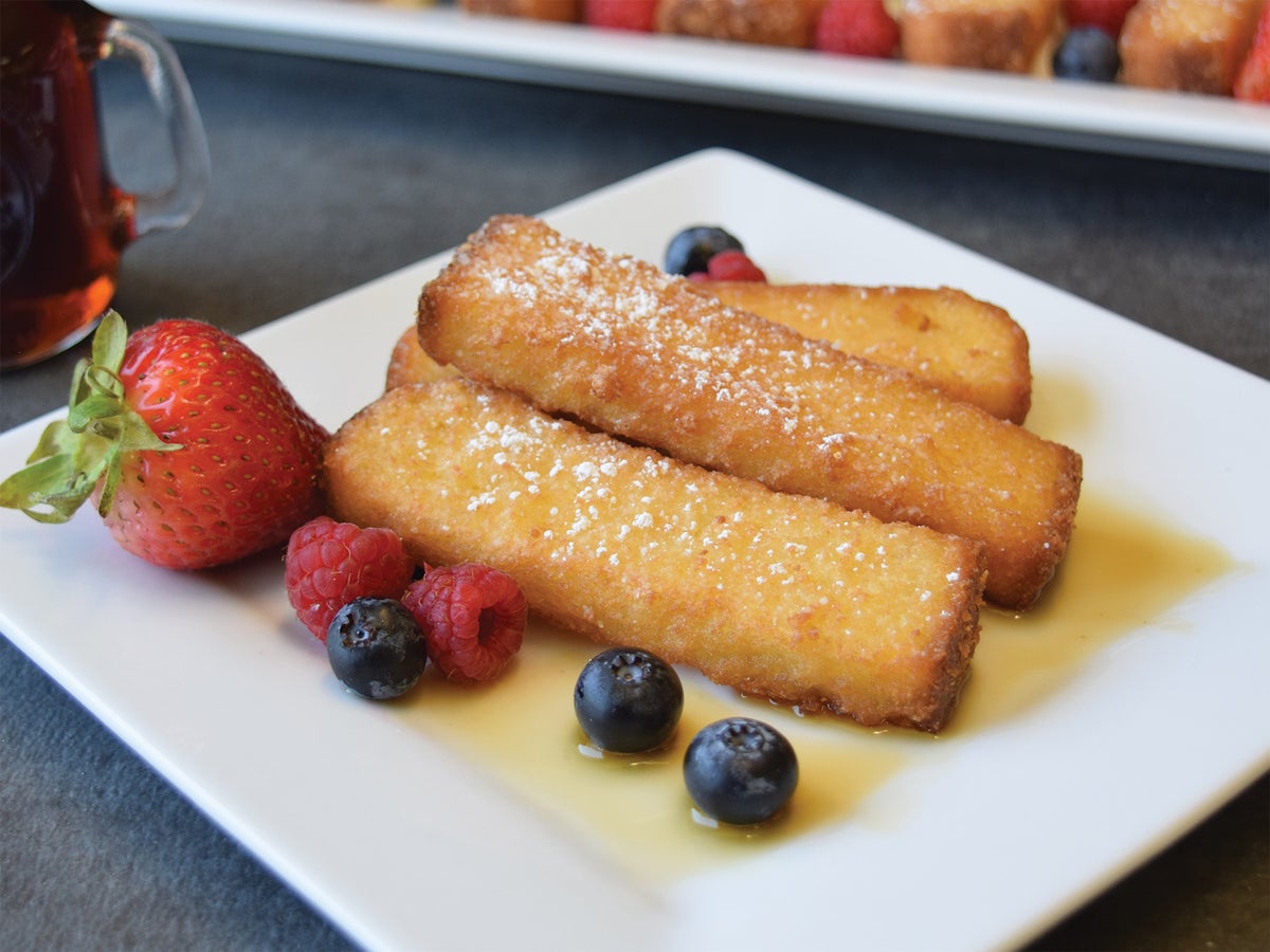 Double Dipped French Toast Sticks 