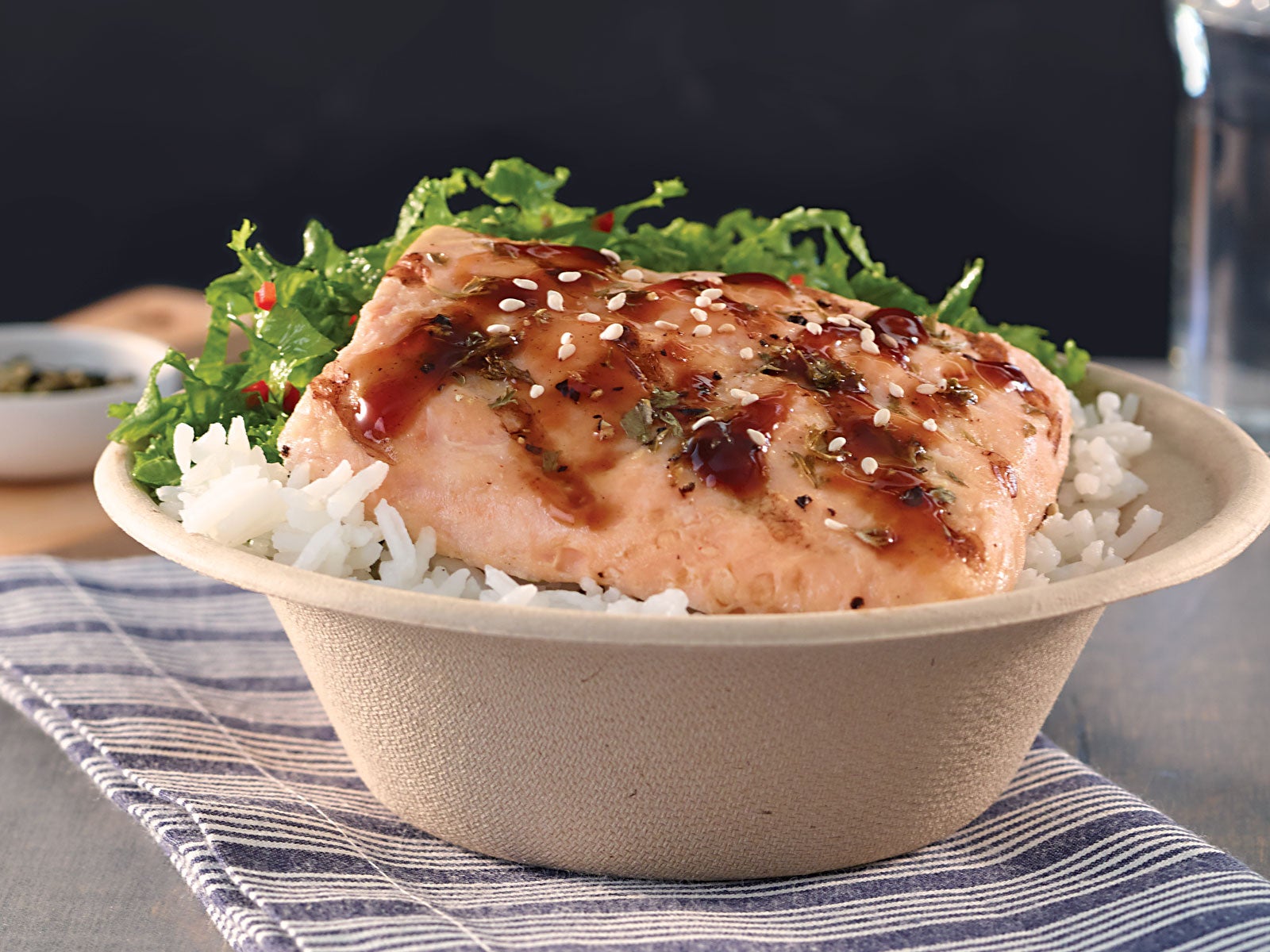 Redi Grilled™ Wild Alaska Salmon Bowl with Tonkatsu Sauce