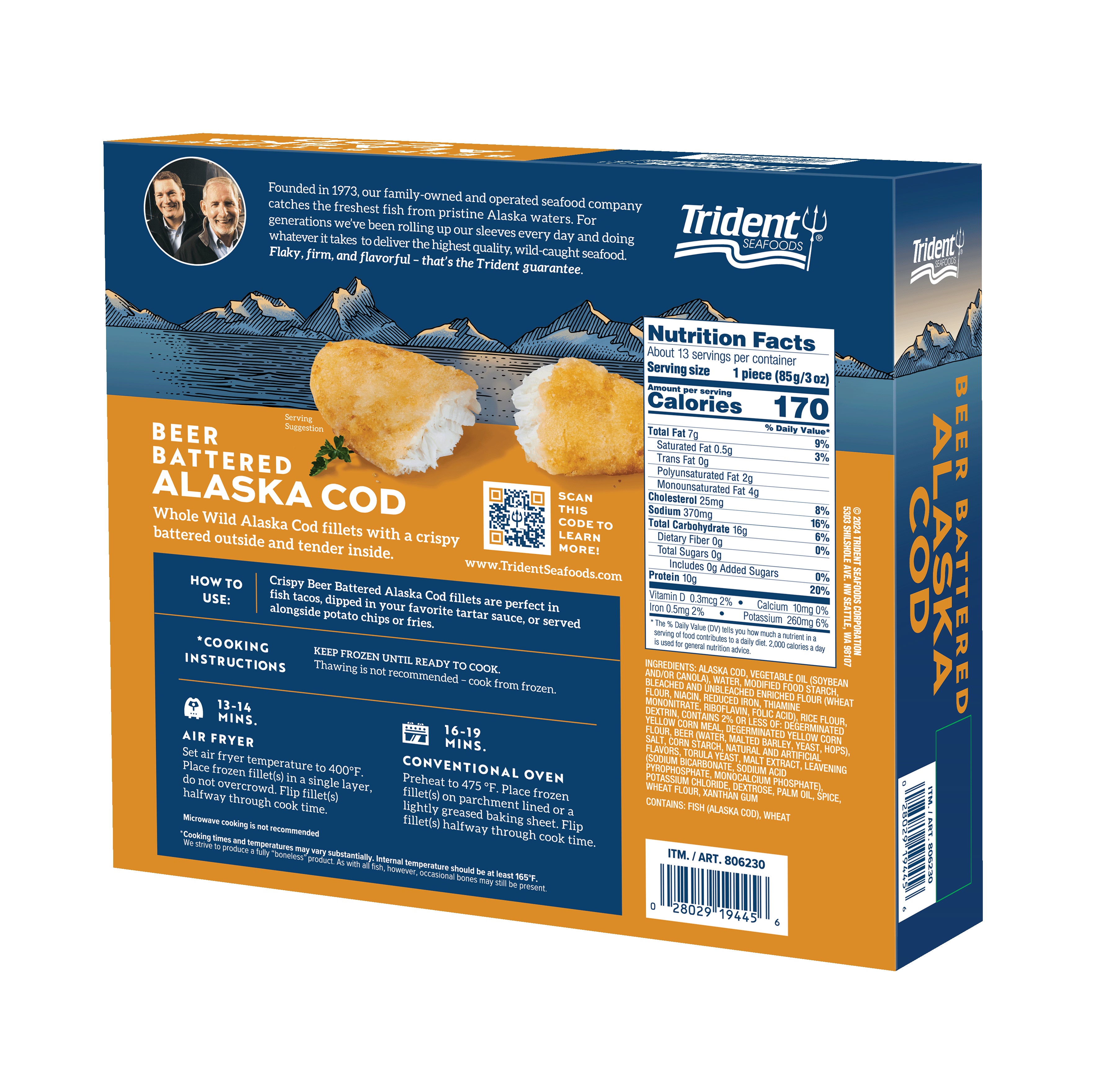 Beer Battered Alaska Cod  slide 1