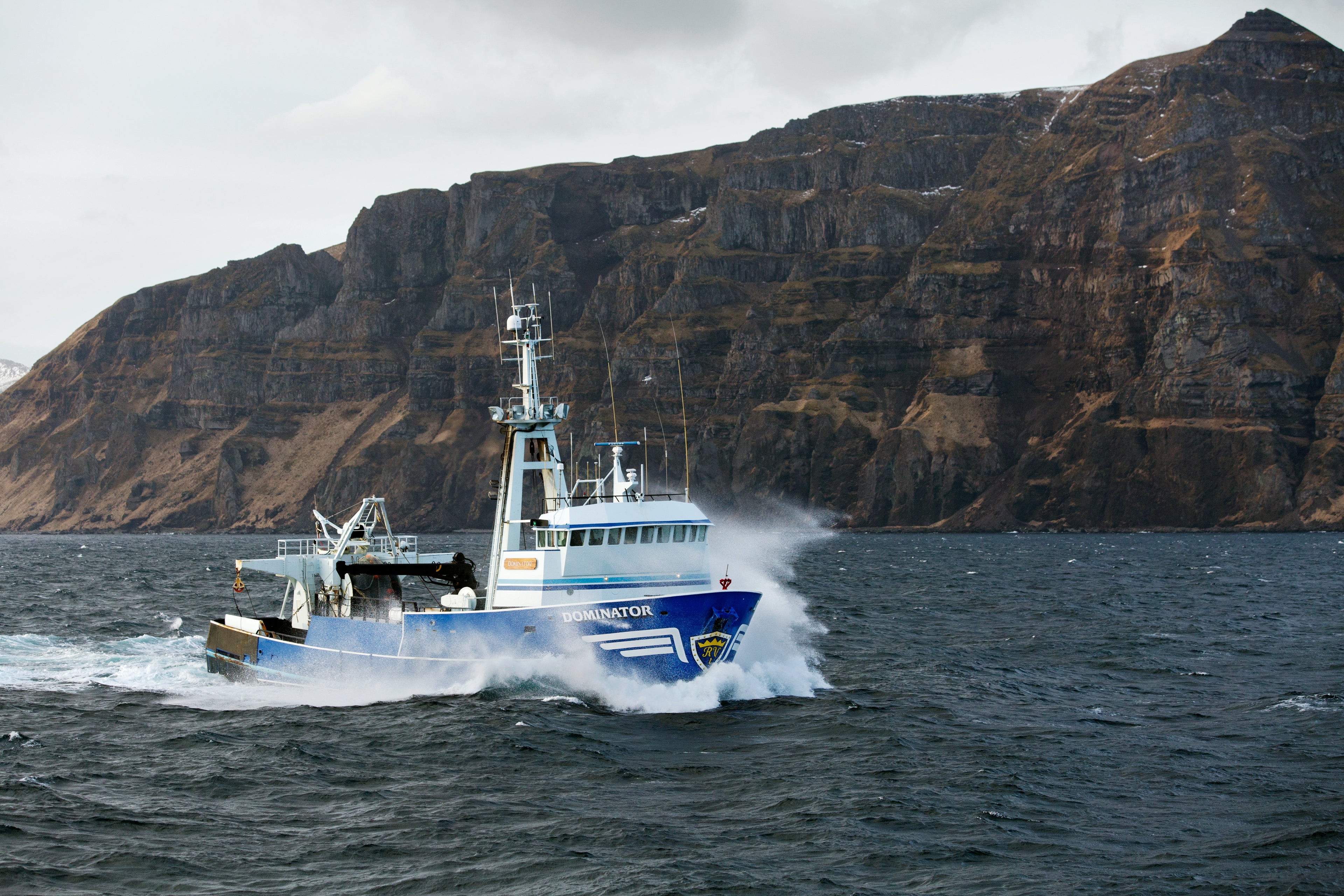 The vessel Dominator of the coast of Alaska