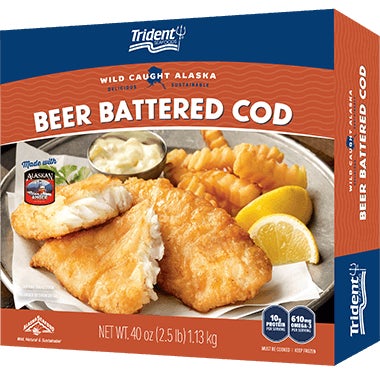 Beer Battered Cod 2.5 lb