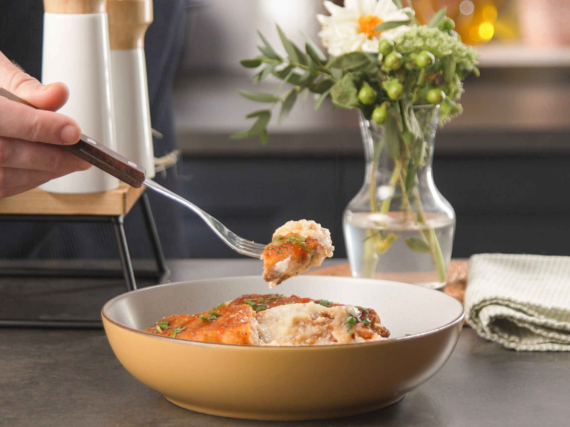 Cajun Cod and Cheddar Grits | Recipes | Trident Seafoods