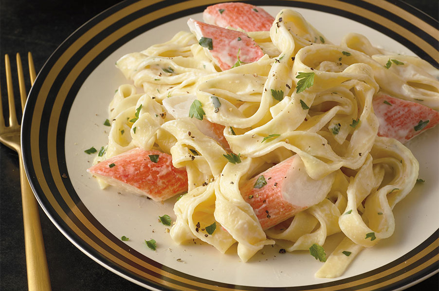 Seafood Fettuccine | Recipes | Louis Kemp | Recipes | Trident Seafoods