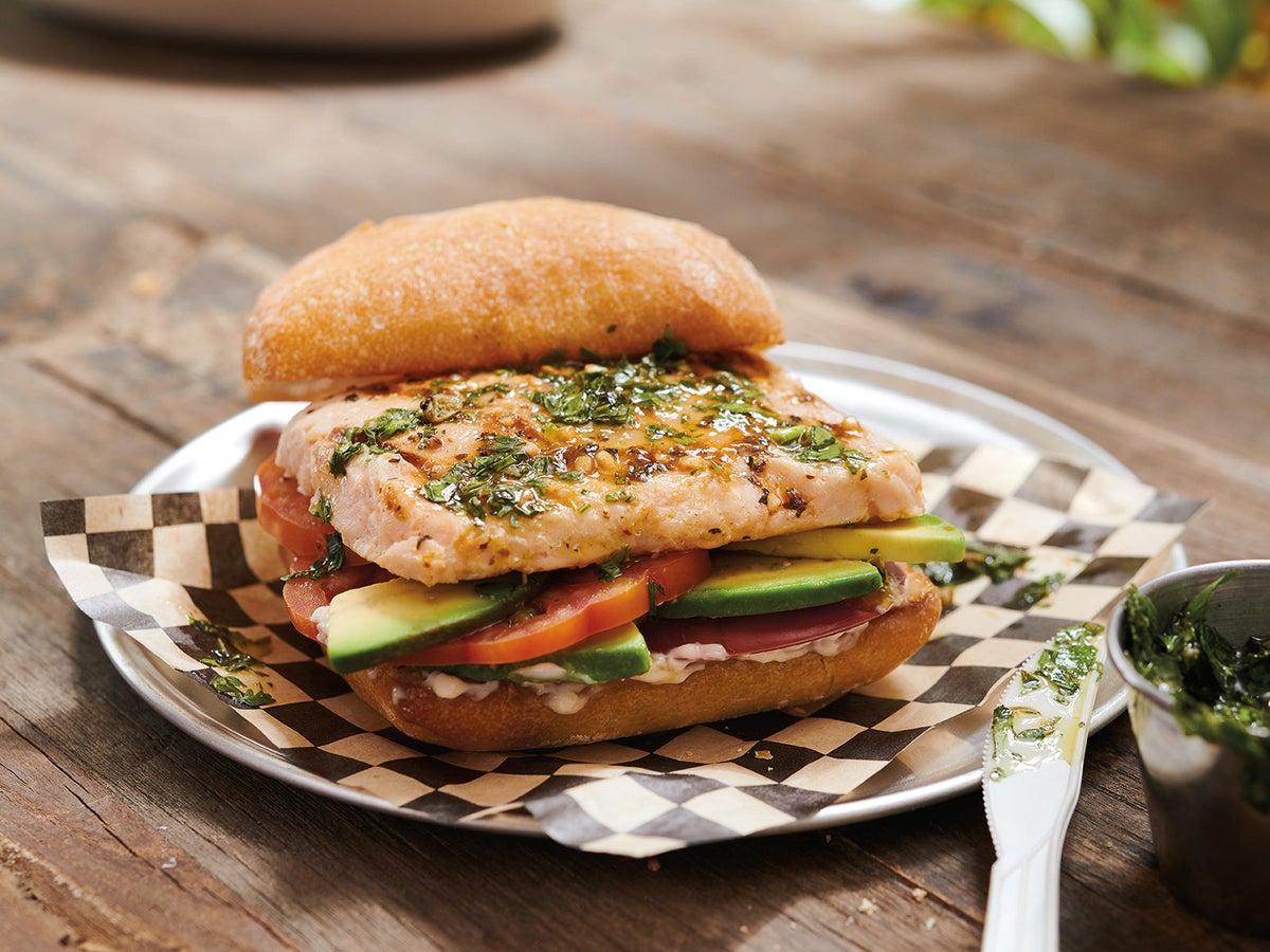 Dutch Harbor Redi Grilled™ Salmon Avocado Panini