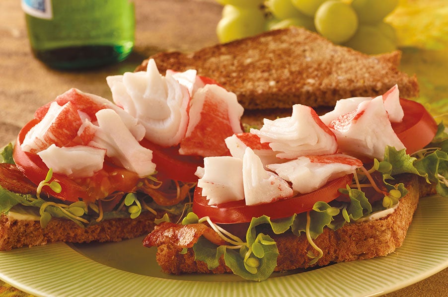 Seafood Club Sandwich