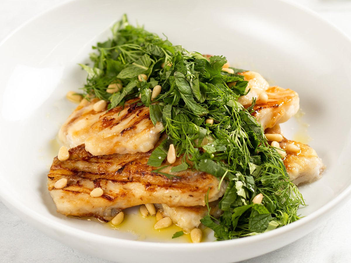 Simple Grilled Alaskan Pollock Fillets with Herbs