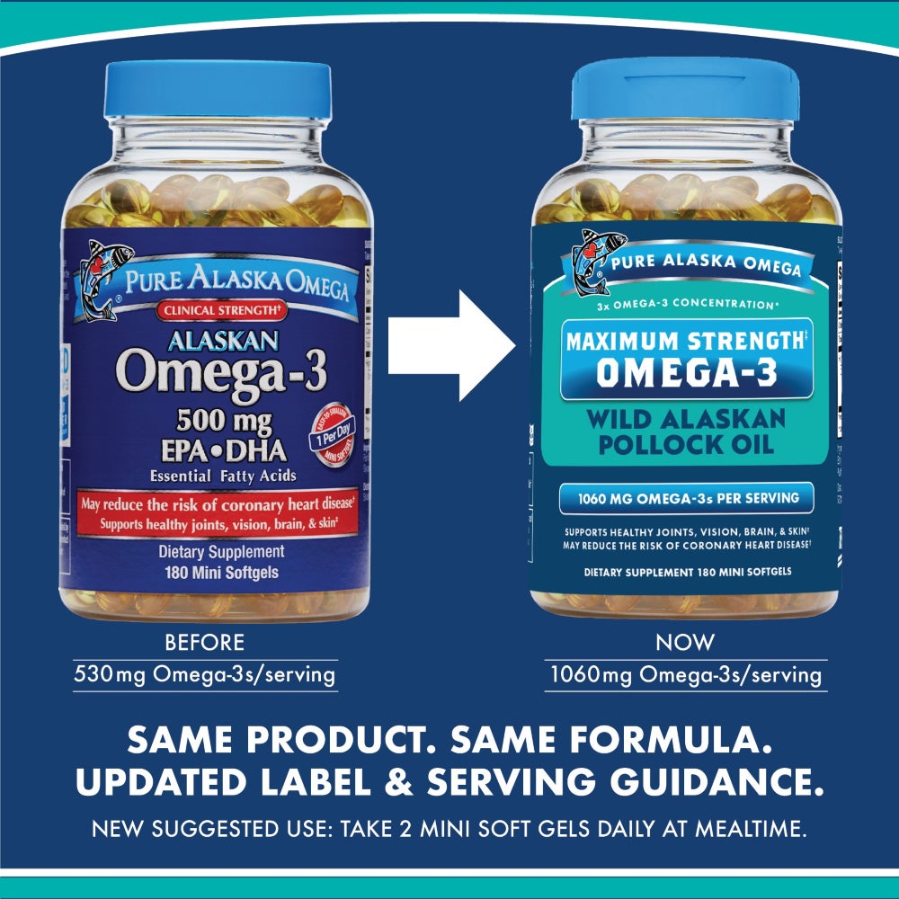Maximum Strength Omega-3 Dietary Supplement slide 2