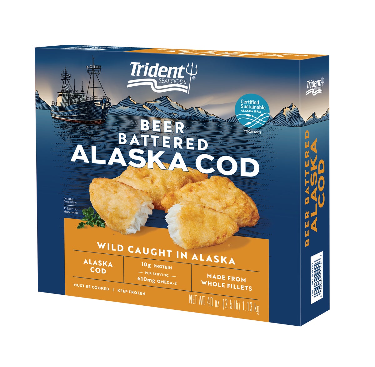 Beer Battered Alaska Cod 