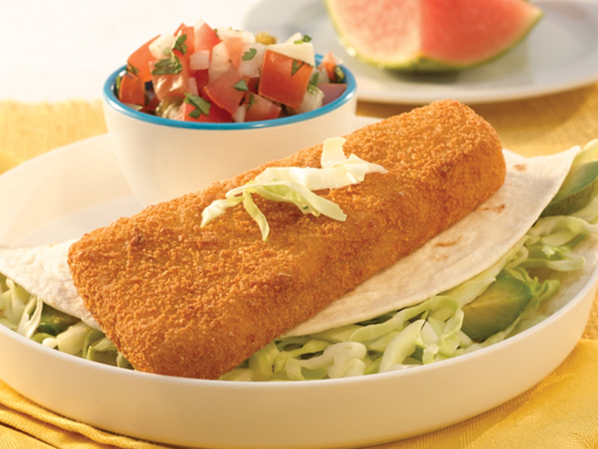 Crunchy Breaded Wild Alaska Pollock Wedge 3.6 oz Whole Grain 