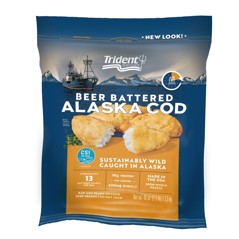 Beer Battered Alaska Cod 