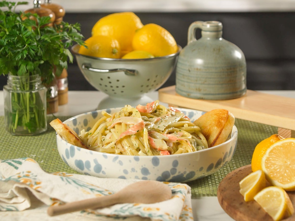 Crab Carbonara