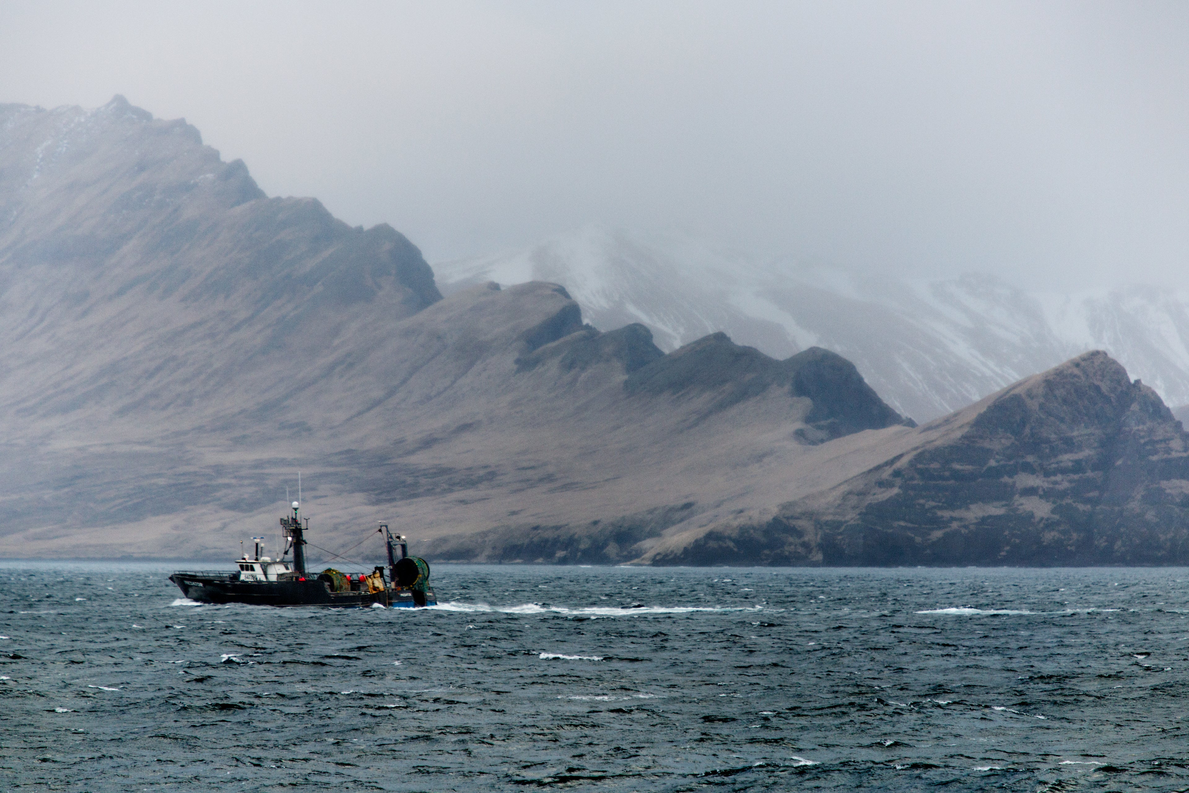 Fishing vessel during Wild Alaska Pollock season.