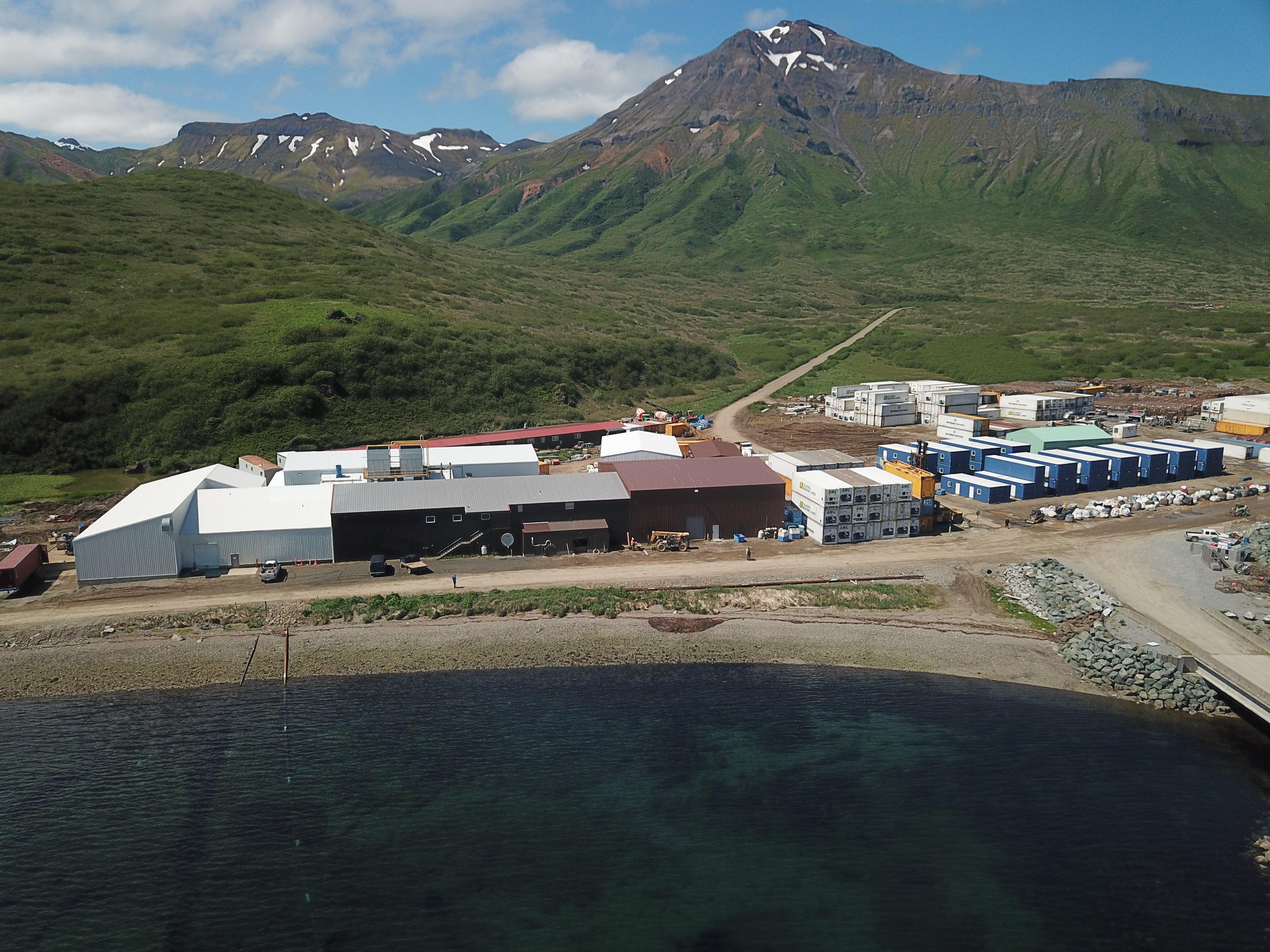 false pass, Alaska processing plant