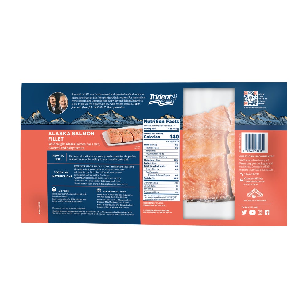 Alaska Salmon Fillet slide 1