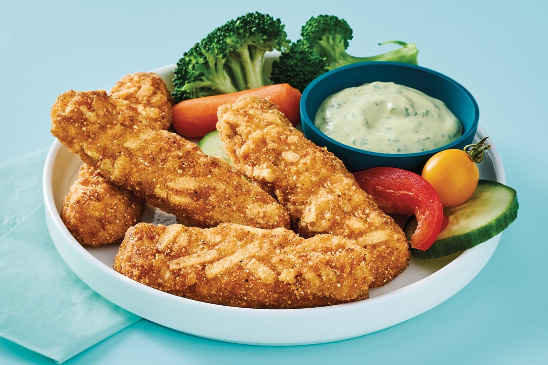 Wild Alaska Pollock Potato Coated Whole Grain Fish Sticks 1 oz Packaging