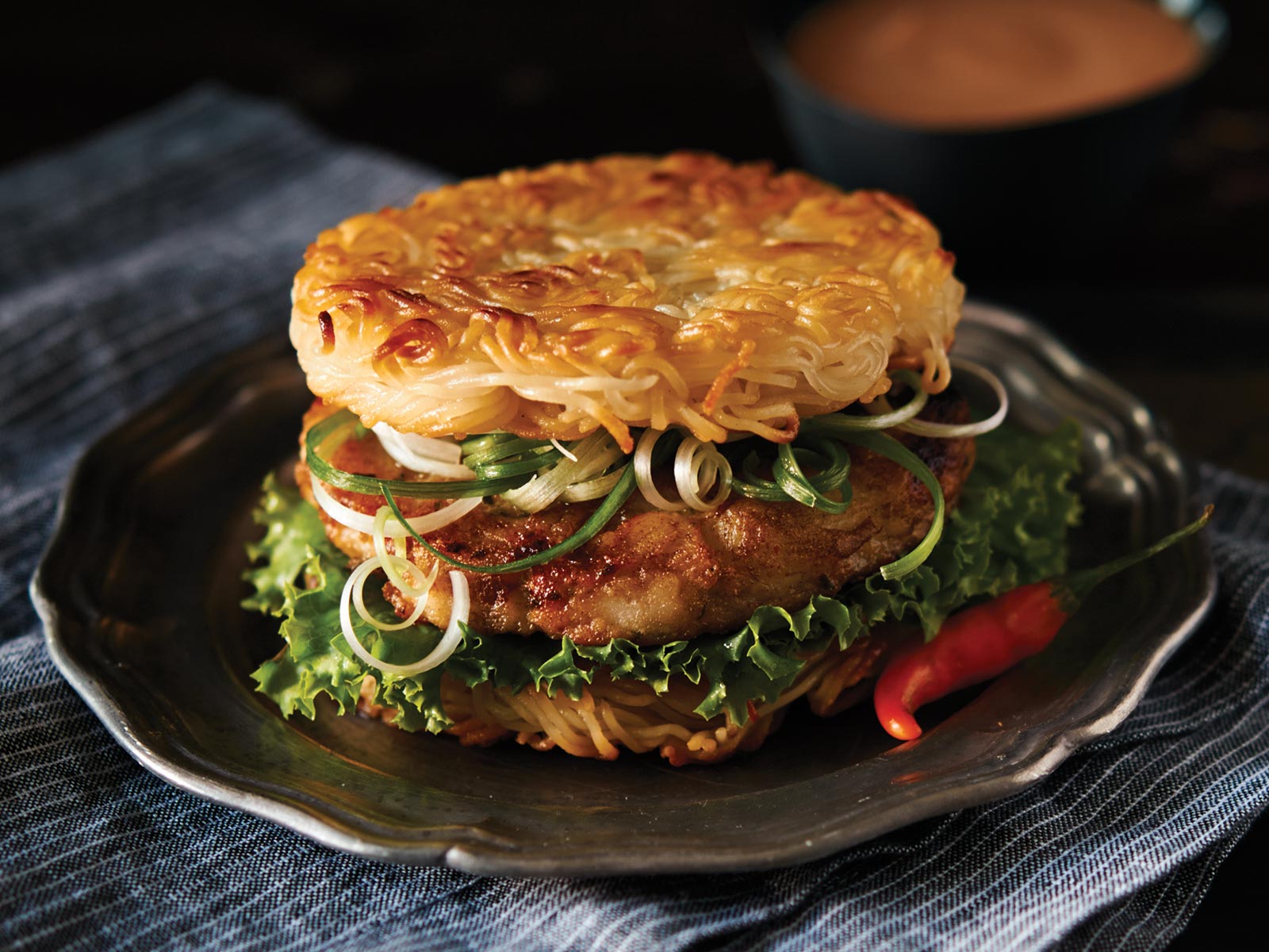 Wild Alaska Pollock Ramen Burger