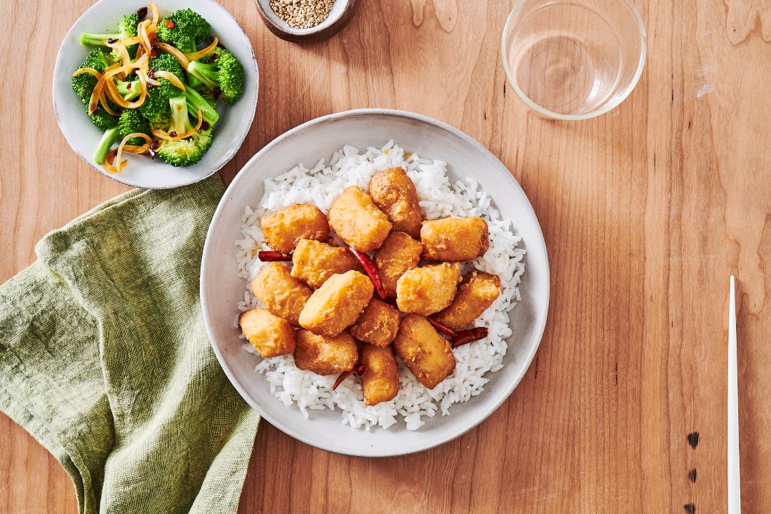 Seven Sauceable Inspirations. Featuring different recipes, including buffalo style, mandarin sauce, plain with no sauce, chipotle bbq, and a wrap. slide 4