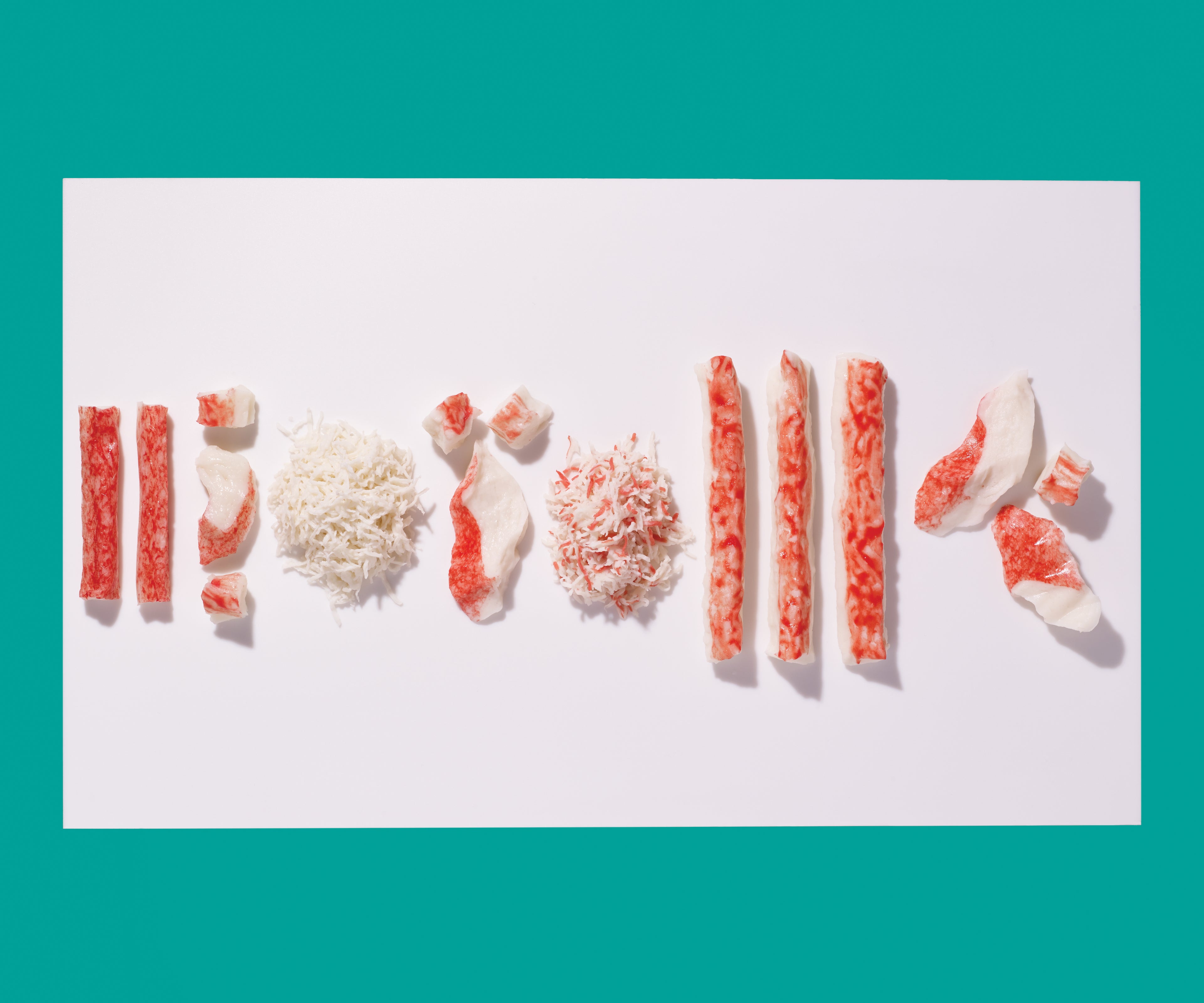 Various forms of surimi