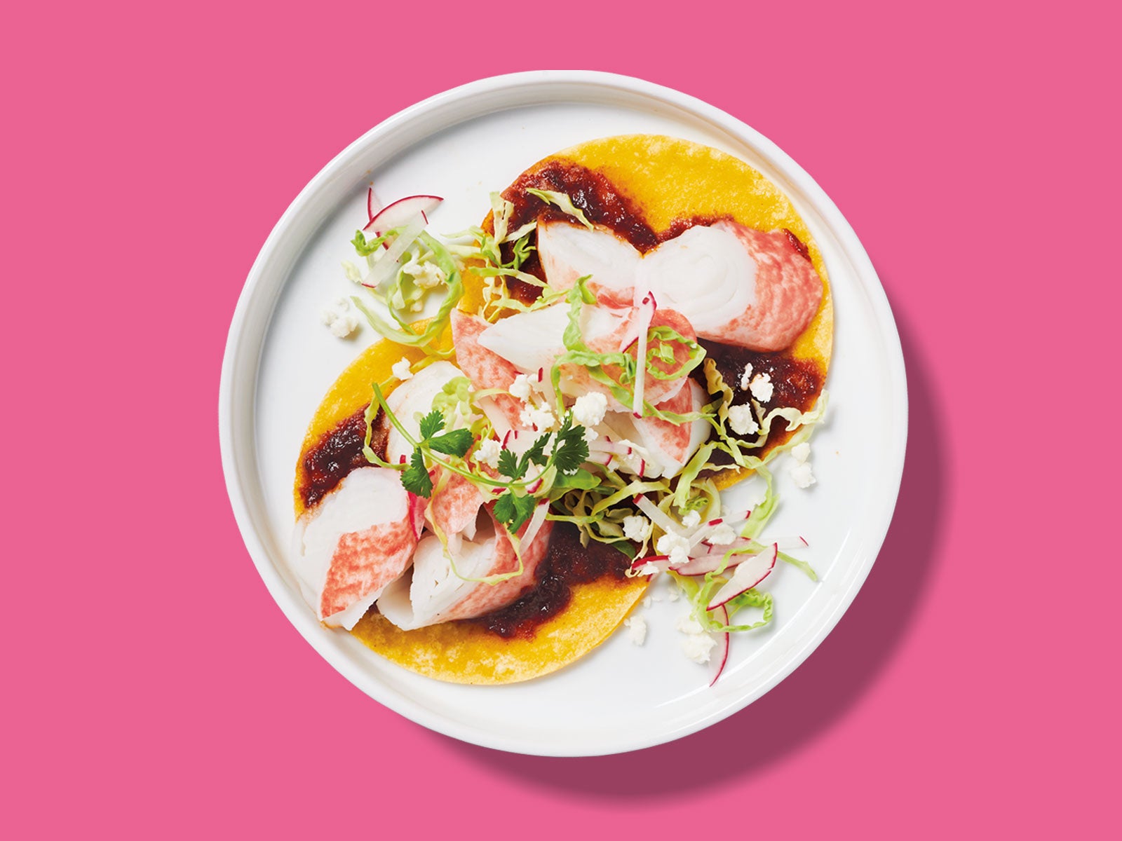 SEA LEGS® Surimi Roja Enchiladas Foodservice Recipes Trident Seafoods