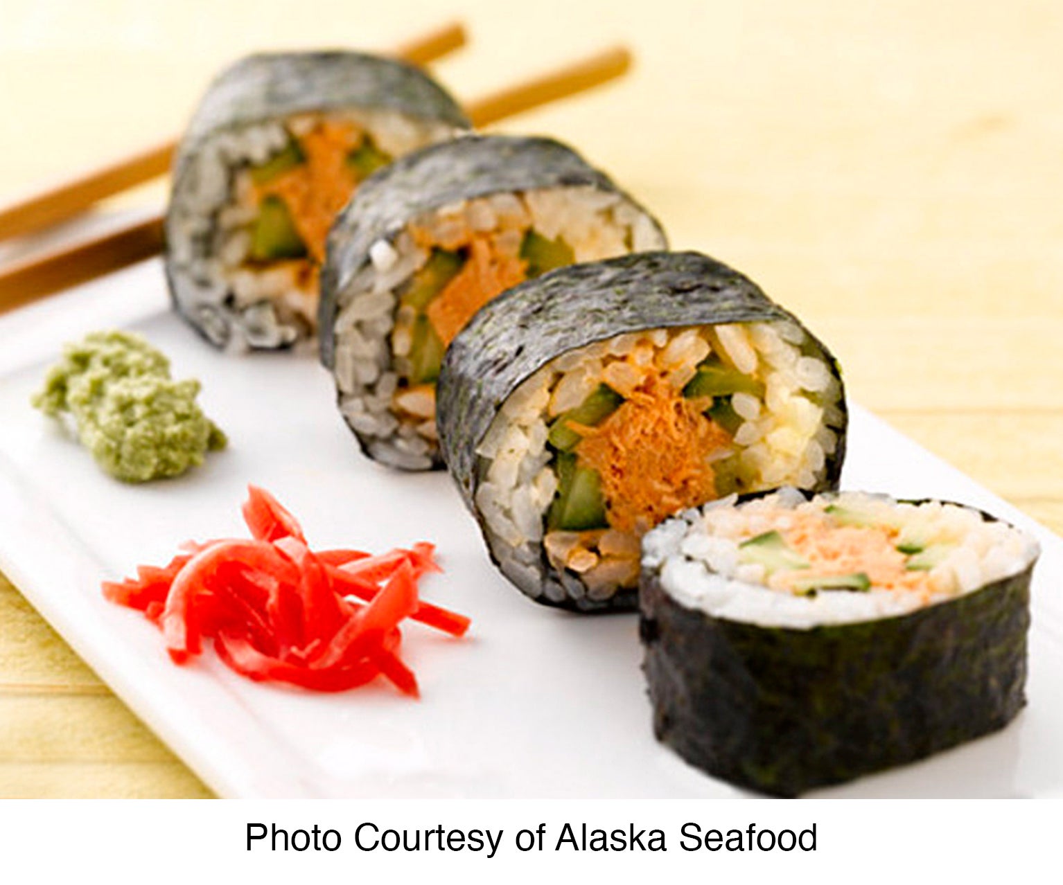 Alaska Salmon Sushi Roll