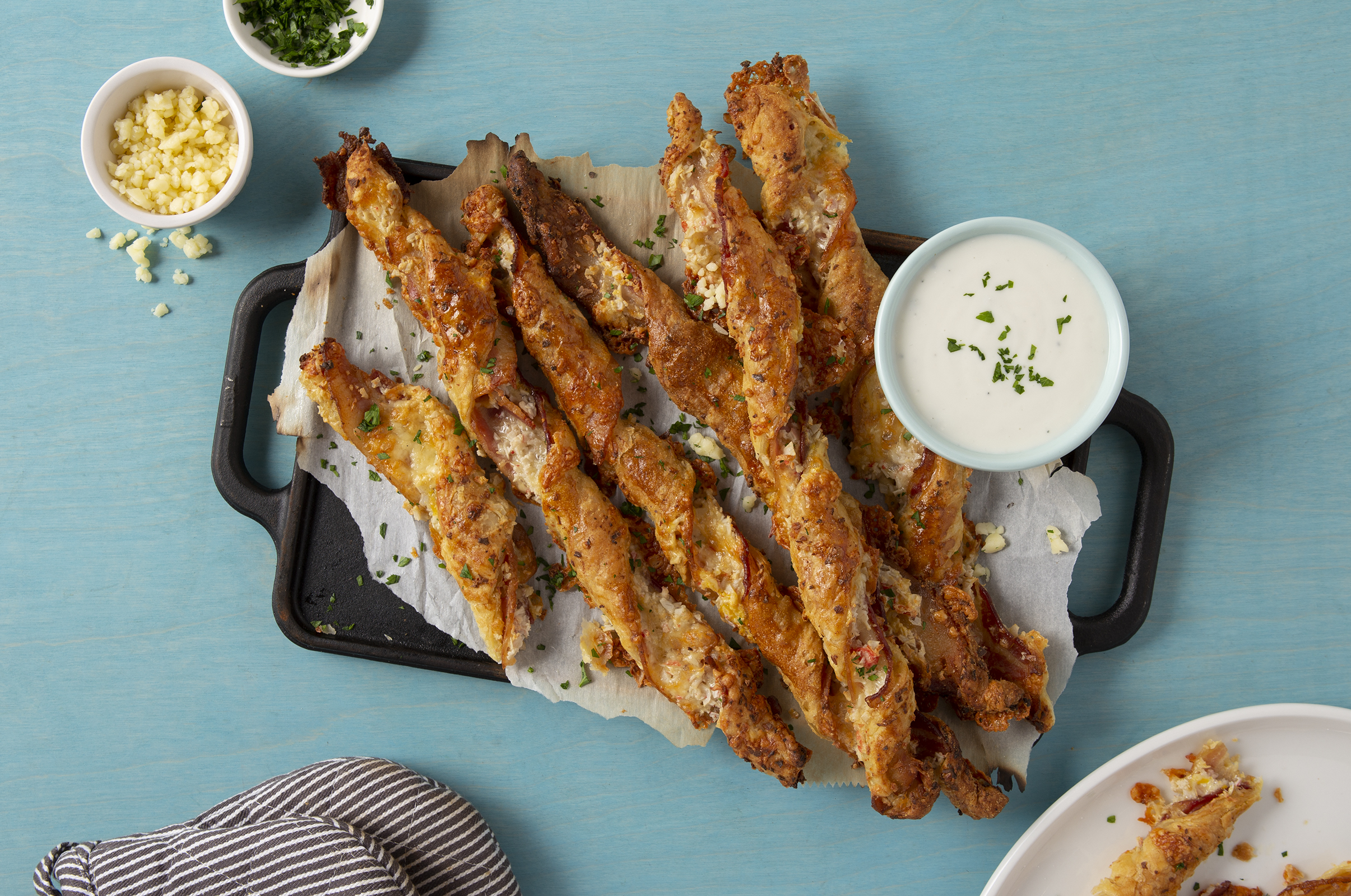 Crab Delights® Cheesy Bacon Twists | Louis Kemp | Recipes | Trident Seafoods