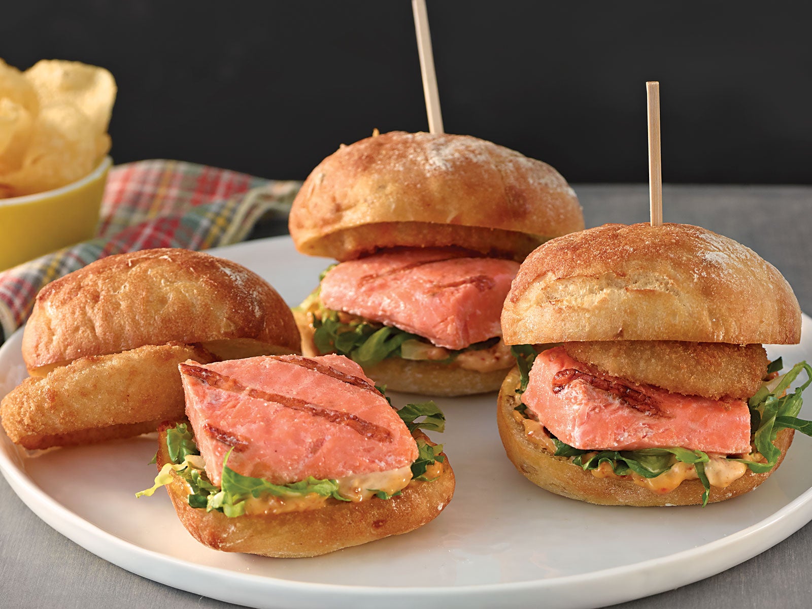 Spicy Redi Grilled™ Wild Alaska Sockeye Salmon Sliders