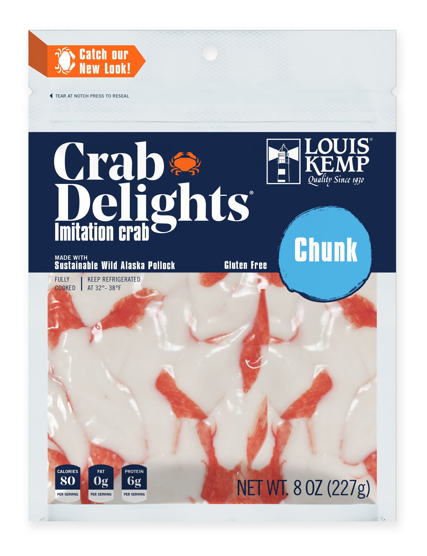 Crab Delights® Chunk Style Louis Kemp Trident Seafoods