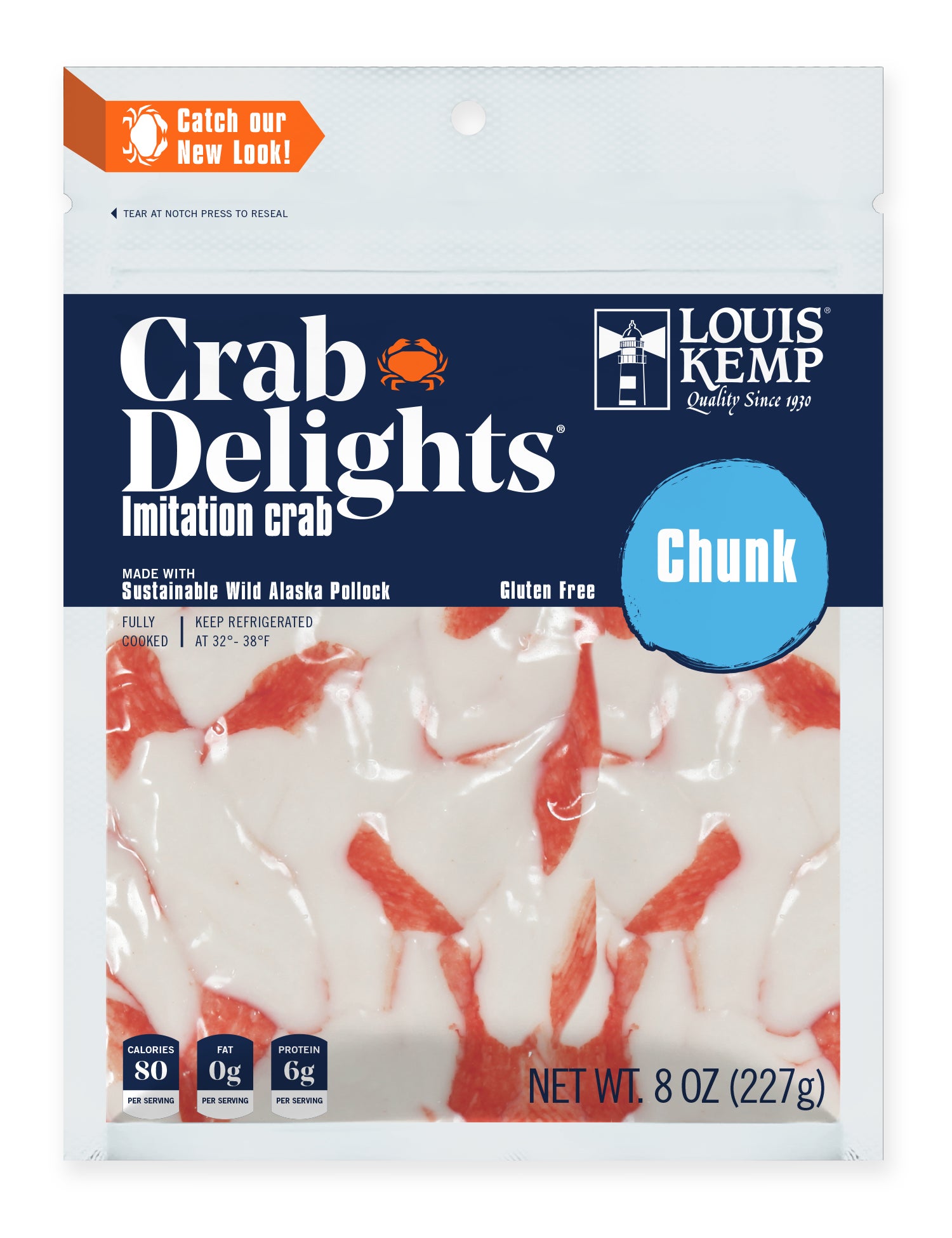 Crab Delights® Chunk Style Packaging