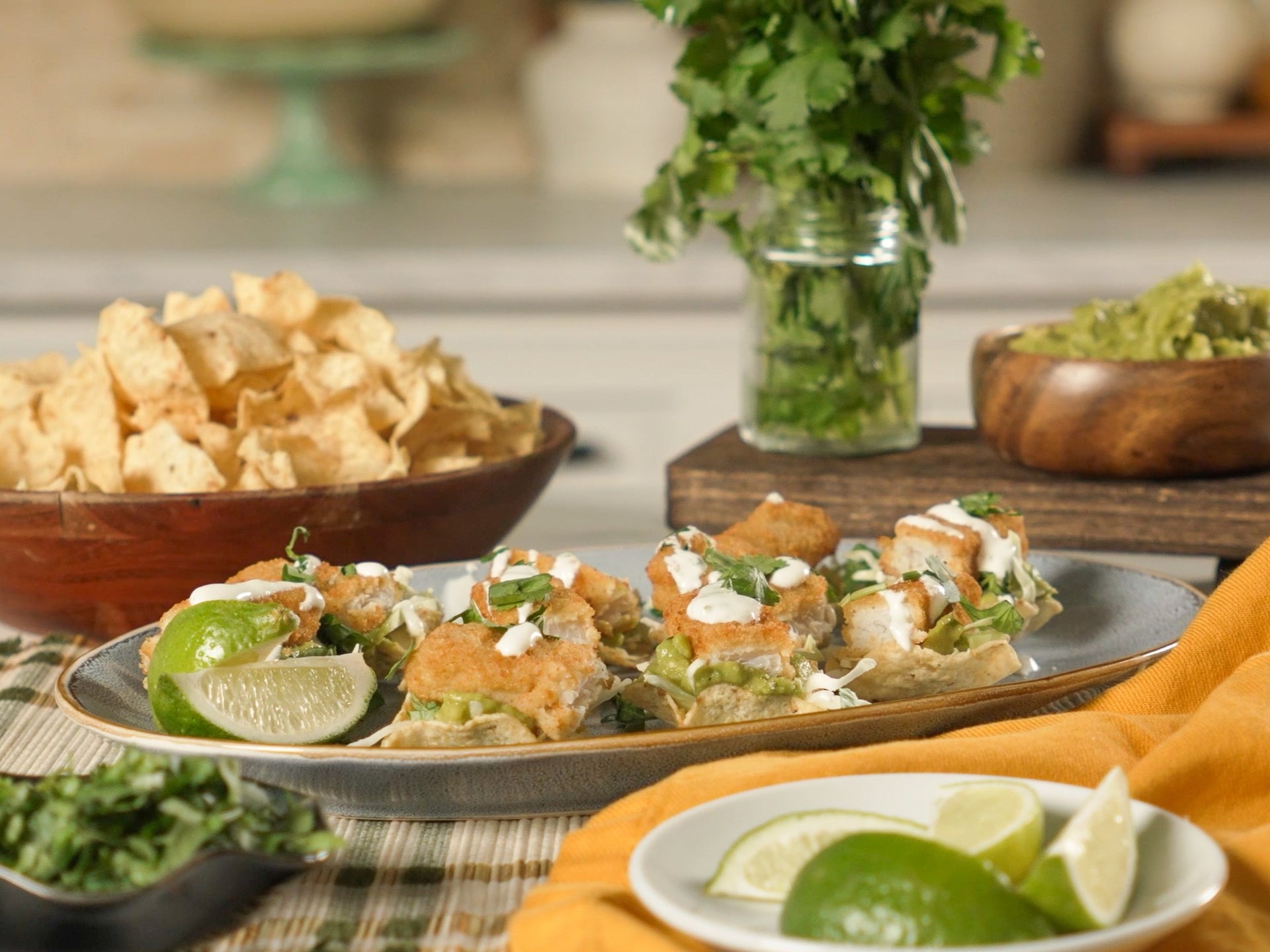 Fish Taco Bites