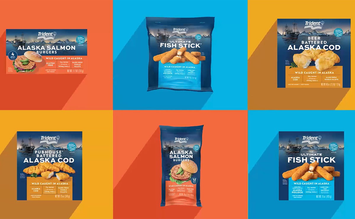 Trident Seafoods unveils new product packing for all retail and club store products