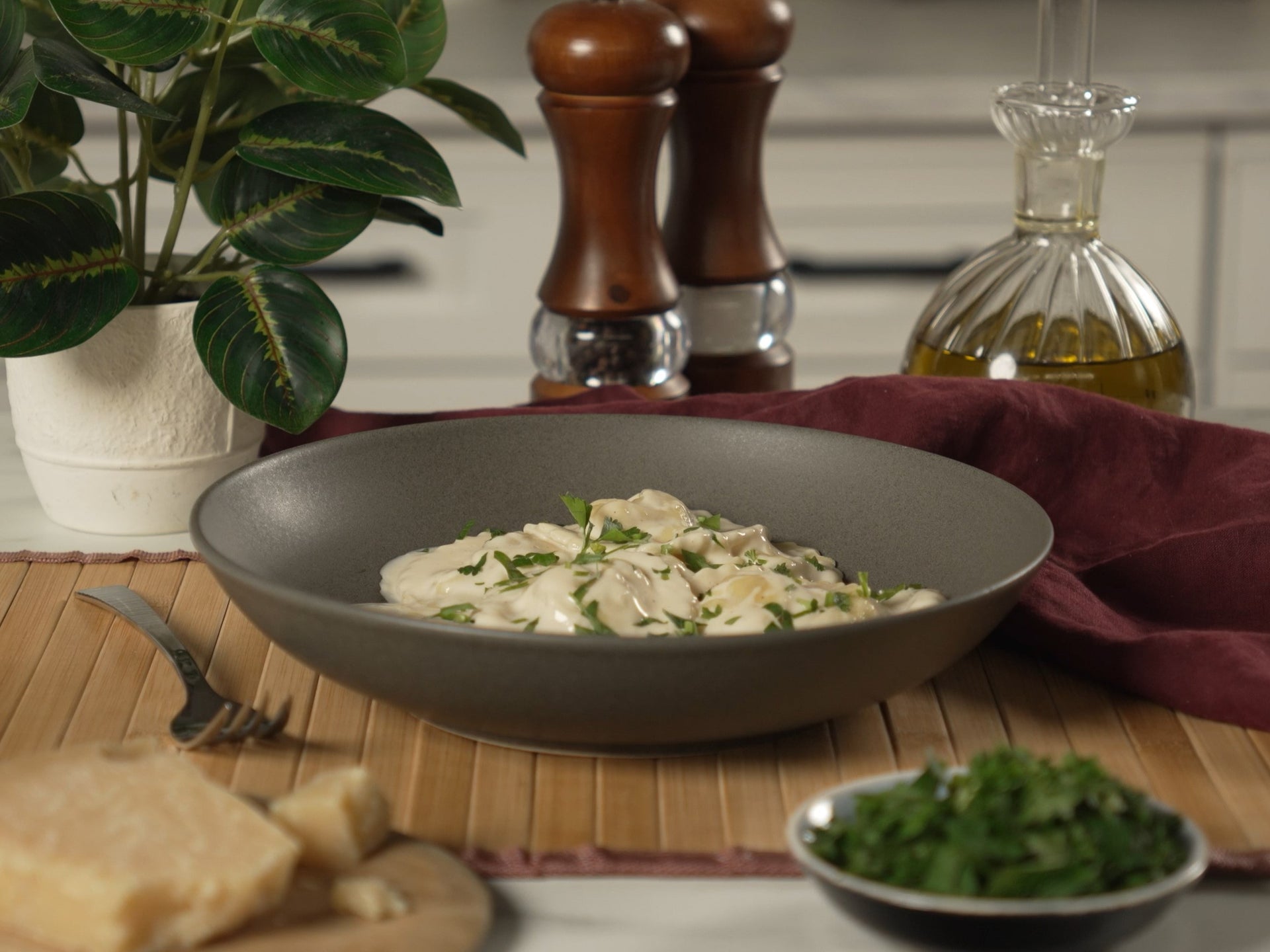 Cod-Stuffed Ravioli