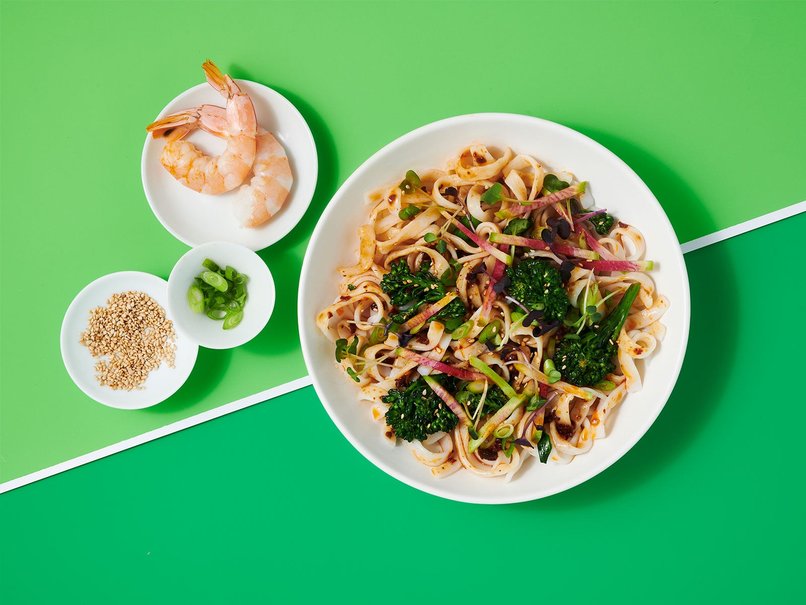 10g Protein Noodles™ Bowl with Charred Broccolini and Chili Crisp