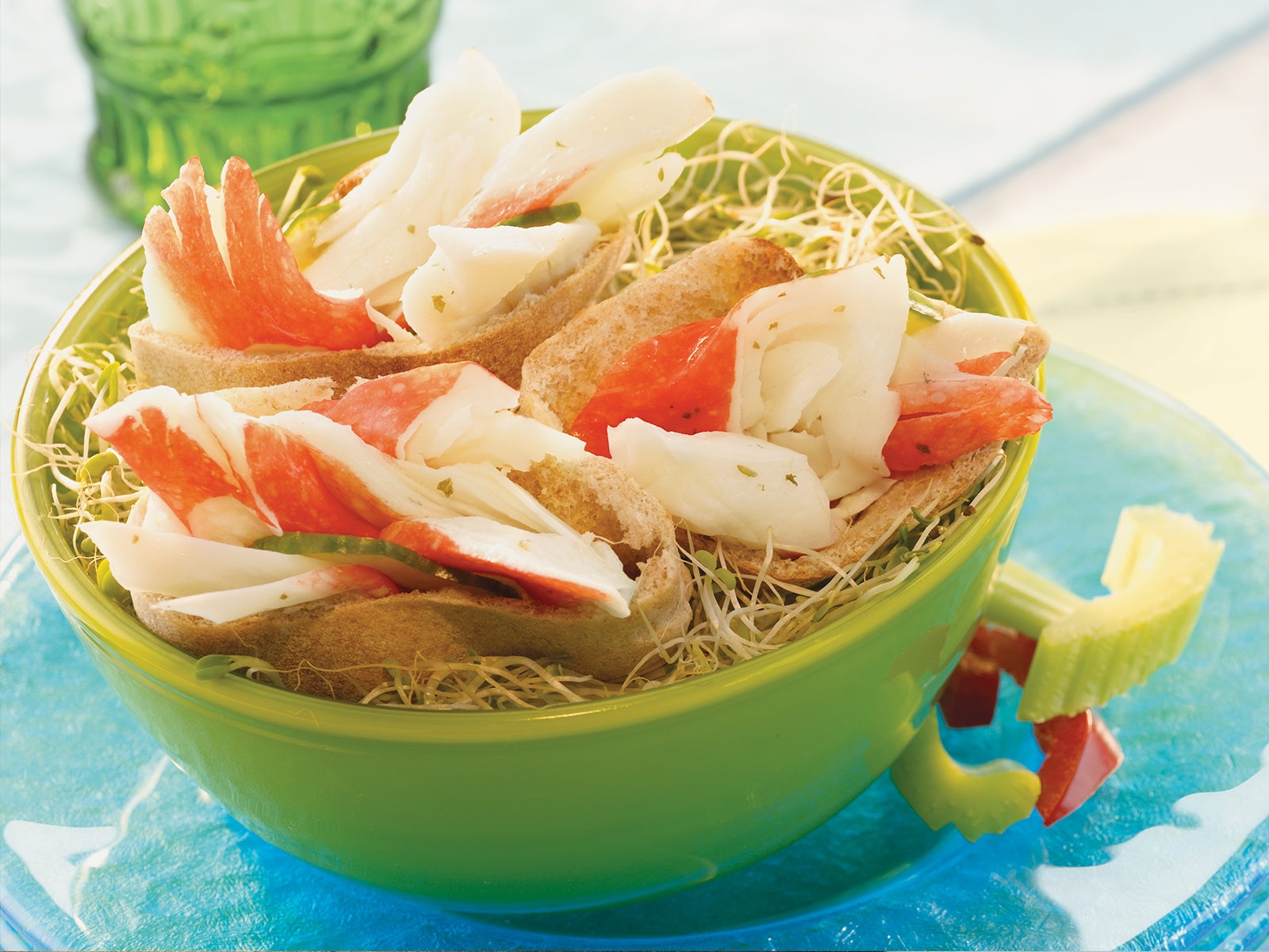 LEG-A-SEA® Flake Style Surimi Seafood w/ Repack Labels Packaging