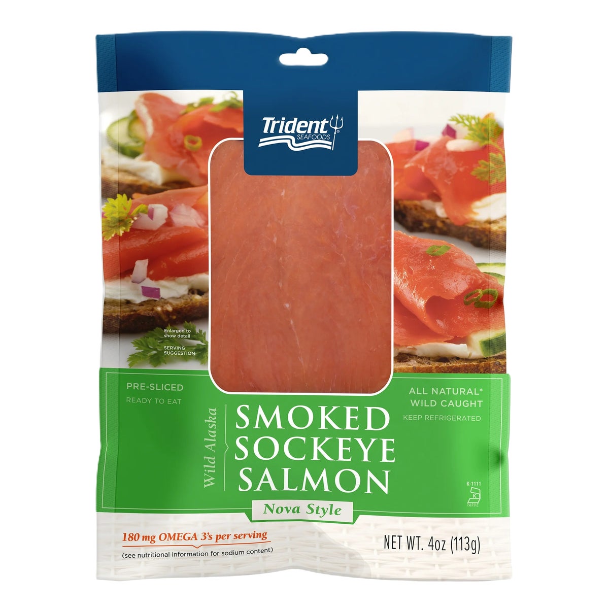 Wild Alaska Smoked Sockeye Salmon Nova Style